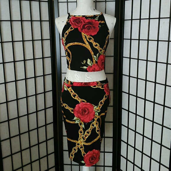 Velvety Soft Stretch Skirt Set Career-to-Night - Picture 6 of 6